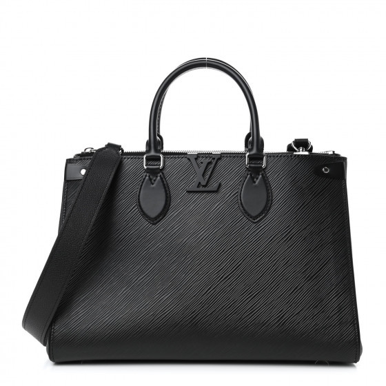 LOUIS VUITTON Epi Grenelle Tote MM Black | Fashionphile