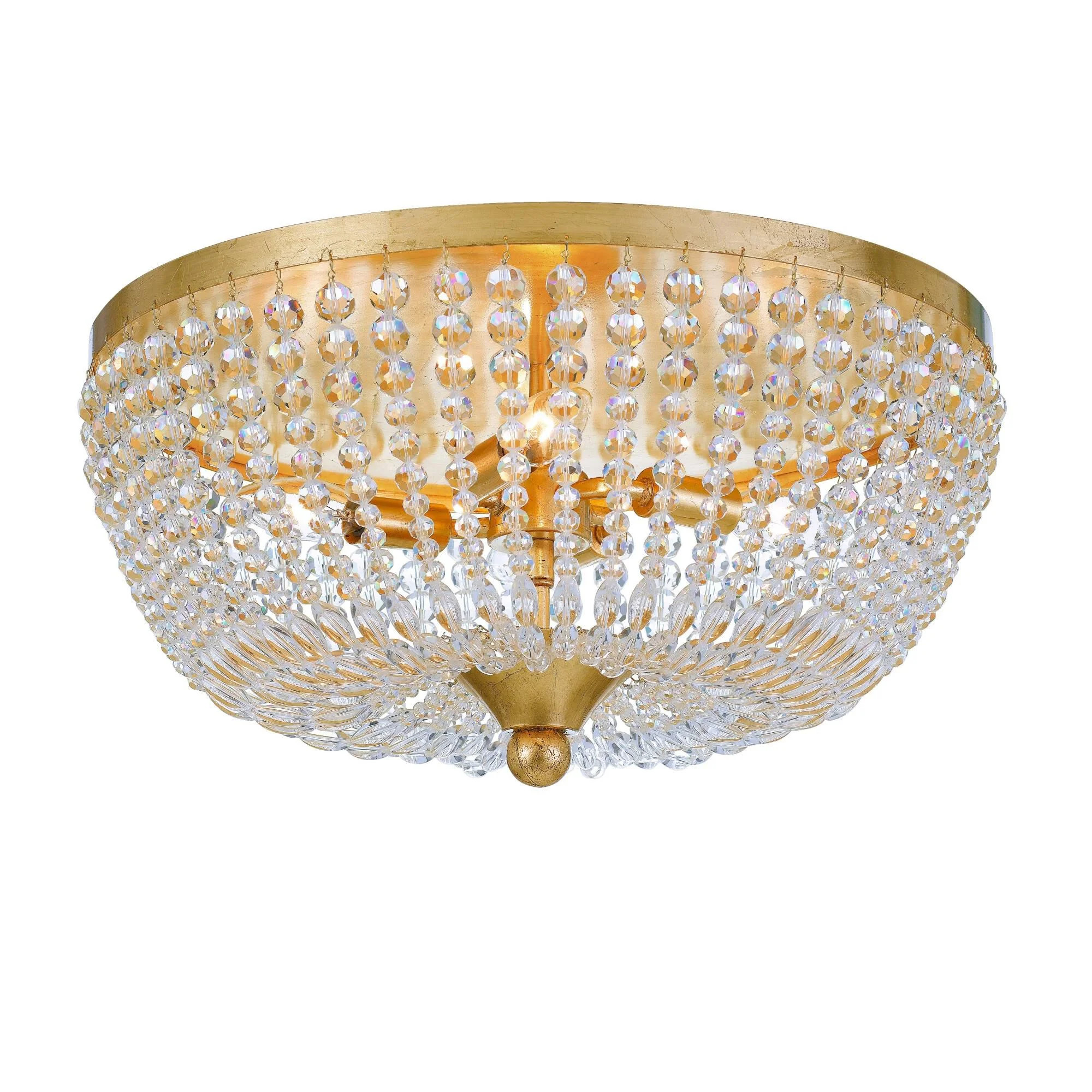 Rylee 18 Inch 4 Light Flush Mount by Crystorama | 1800 Lighting