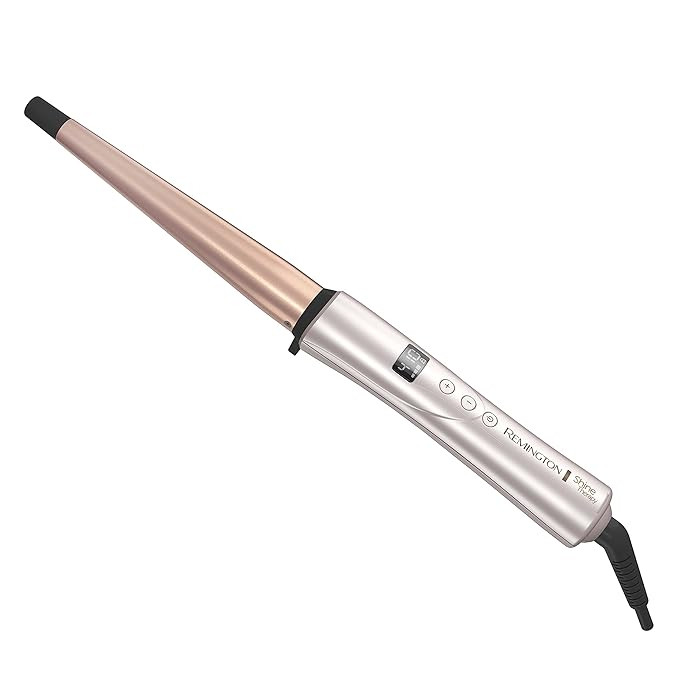 Remington Shine Therapy Argan Oil & Keratin Infused ½-1 Inch Tapered Curling Wand for Natural Cu... | Amazon (US)