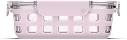 Amazon.com: Ello DuraGlass Glass Food Storage Containers - Meal Prep Container with Silicone Slee... | Amazon (US)