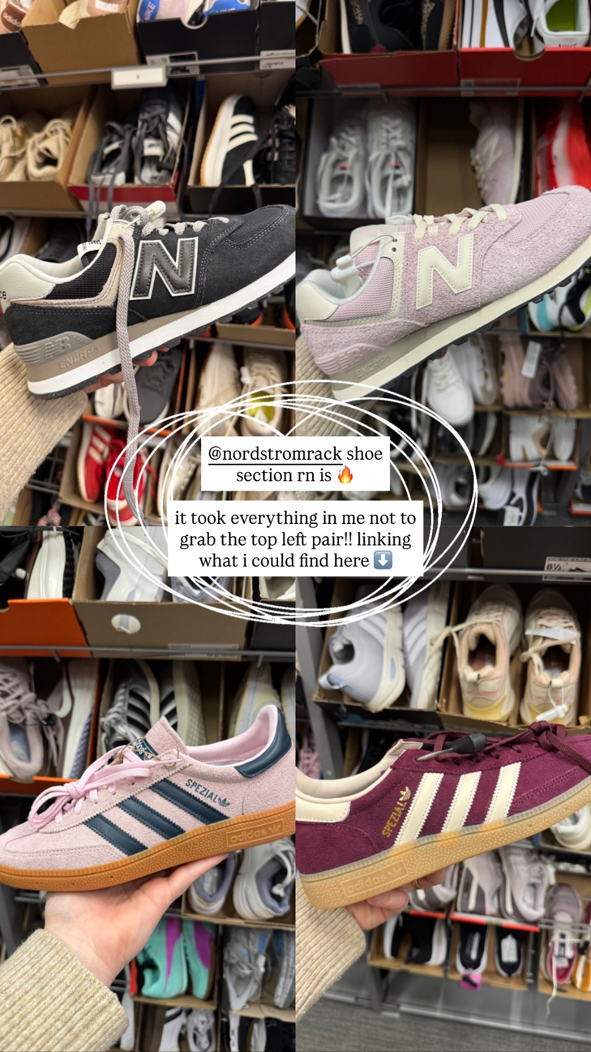 The Nordstrom Rack shoe selections are dangerous right now 🔥

It took everything in me not to grab that top-left pair…so many good sneaker finds. Linking what I could find if you’re in the mood for a little shoe haul moment 🤍

#nordstromrackfinds #sneakerdeals #shoefinds #neutralstyle #springshoes

#LTKMidsize #LTKootd #LTKSaleAlert