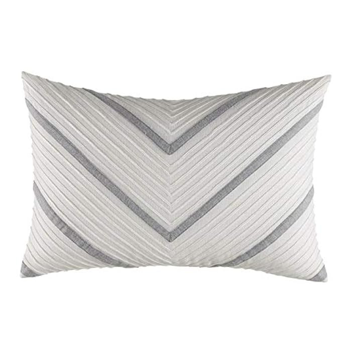 Nautica Clearview Throw Pillow, 14x20, Ivory | Amazon (US)