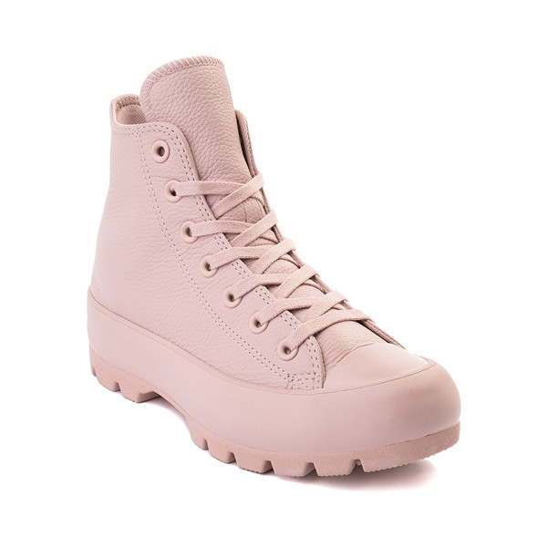 Womens Converse Chuck Taylor All Star Hi Lugged Leather Sneaker - Mauve Monochrome | Journeys