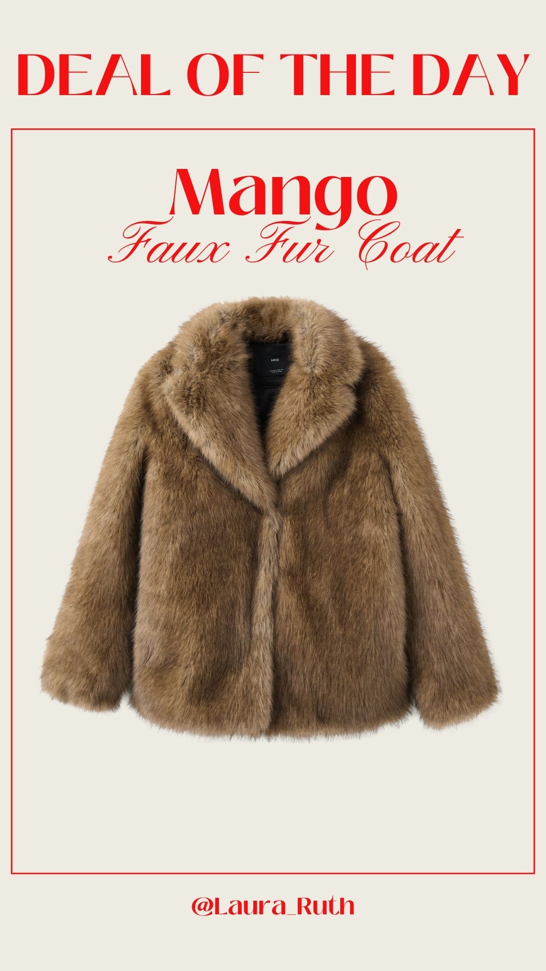 This beautiful Mango Faux Fur Coat has 36% off and is the perfect Winter Coat to dress up or down 🧥✨🍸 outerwear, Black Friday sale 

#LTKwinter #LTKuk #LTKCyberWeek