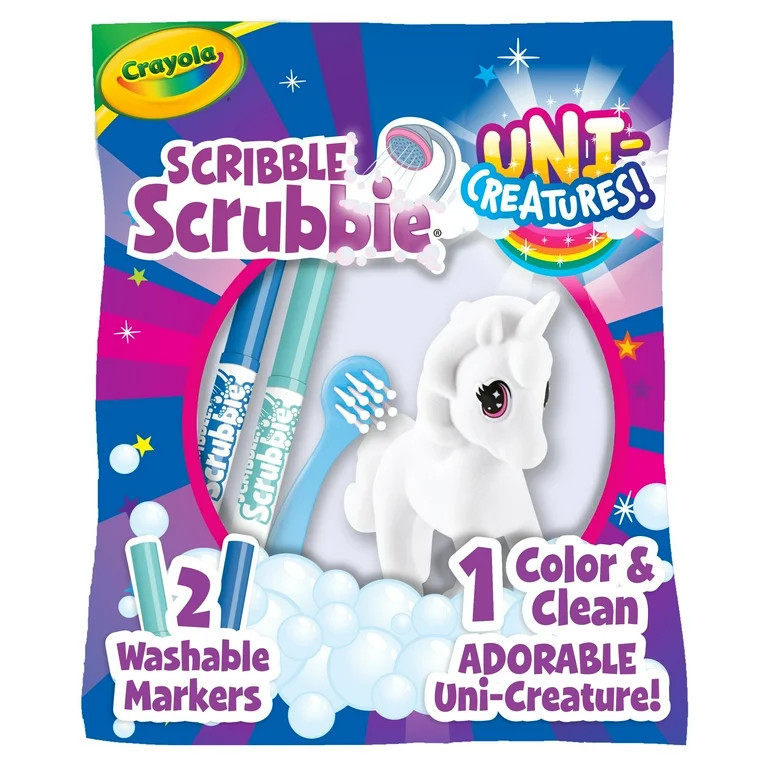 Crayola Scribble Scrubbie Pets, Uni-Creature 1 Count, Mythical Animal Toy, Gifts for Kids, Child | Walmart (US)