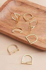 Kenna Initial Ring | Evereve