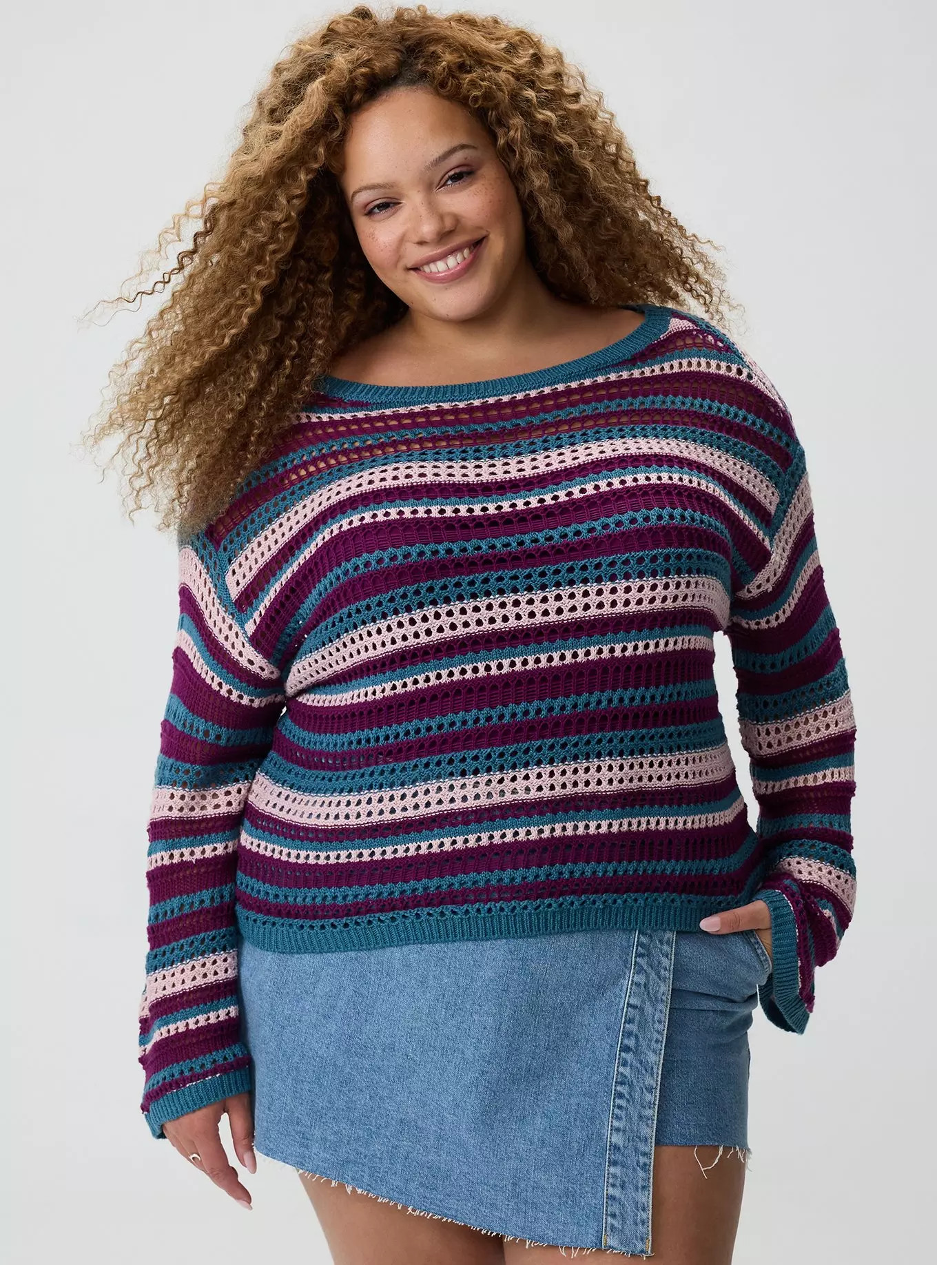 Open Stitch Pullover Sweater | Torrid (US & Canada)