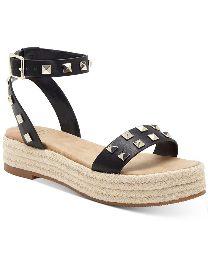 INC Women's Valetta Woven Flatform Espadrilles, Created for Macy's | Macys (US)