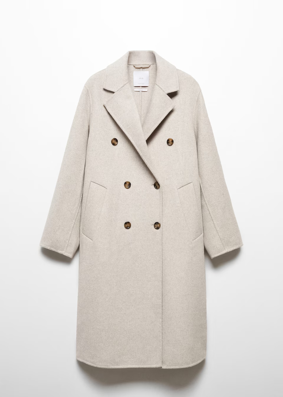 Handmade oversized wool coat -  Women | Mango USA | MANGO (US)