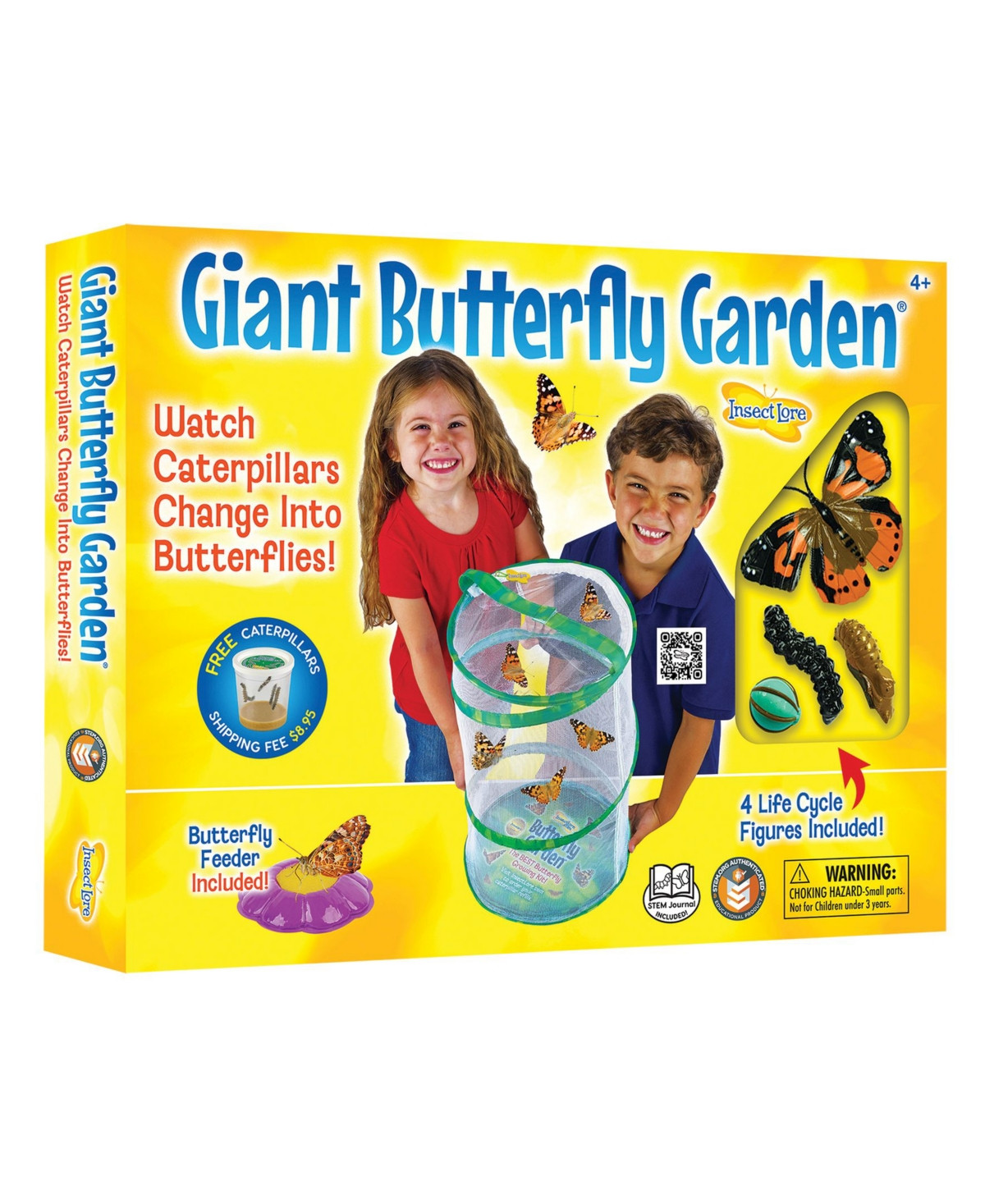 Insect Lore Stem Educational Butterfly Life Cycle Toy With Figurines | Macys (US)