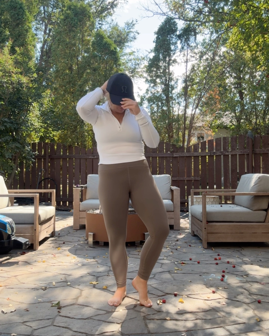 Workout attire today. I mostly spin and do upper body workouts. 

Don’t get me wrong, a longsleeve may not have been the best option for the warmer weather today, but this longsleeve ribbed crop is going to be so nice in the cooler coming months! I’m wearing my true size 6. Not too short, but fits right where my high waisted leggings end. 

Love
Me the Wunder Train 25” length mostly for their compression! Loving this Nomad colour. The my fit high waisted. Wearing my true size 6. 

Bra I’m wearing has just the right amount of support. Wearing the 8 for the band size. Check out their sizing to get the right fit for you! 

#pelotonmoms #fitness #fallfitness #spin #spinclass #spinfit 

#LTKfitness #LTKtravel #LTKmidsize