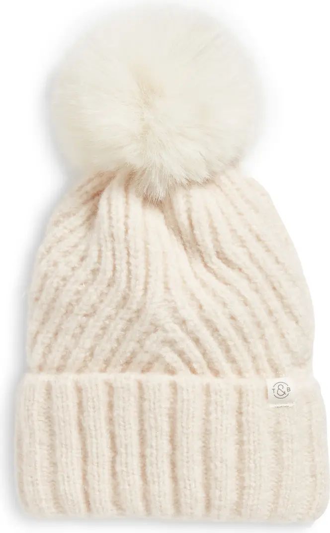 Faux Fur Pom Beanie | Nordstrom