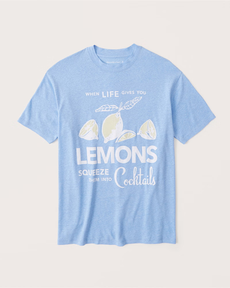 Spring Outfit Idea - Abercrombie - Graphic Tee | Abercrombie & Fitch (US)