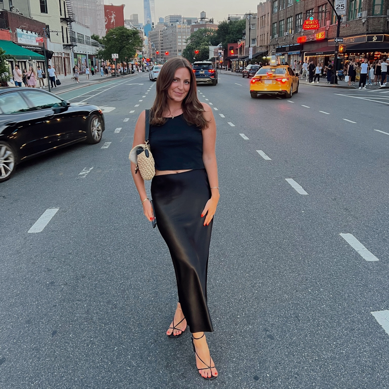nyc fit
Love this reformation skirt so much 

#LTKGiftGuide #LTKfindsunder100 #LTKSeasonal