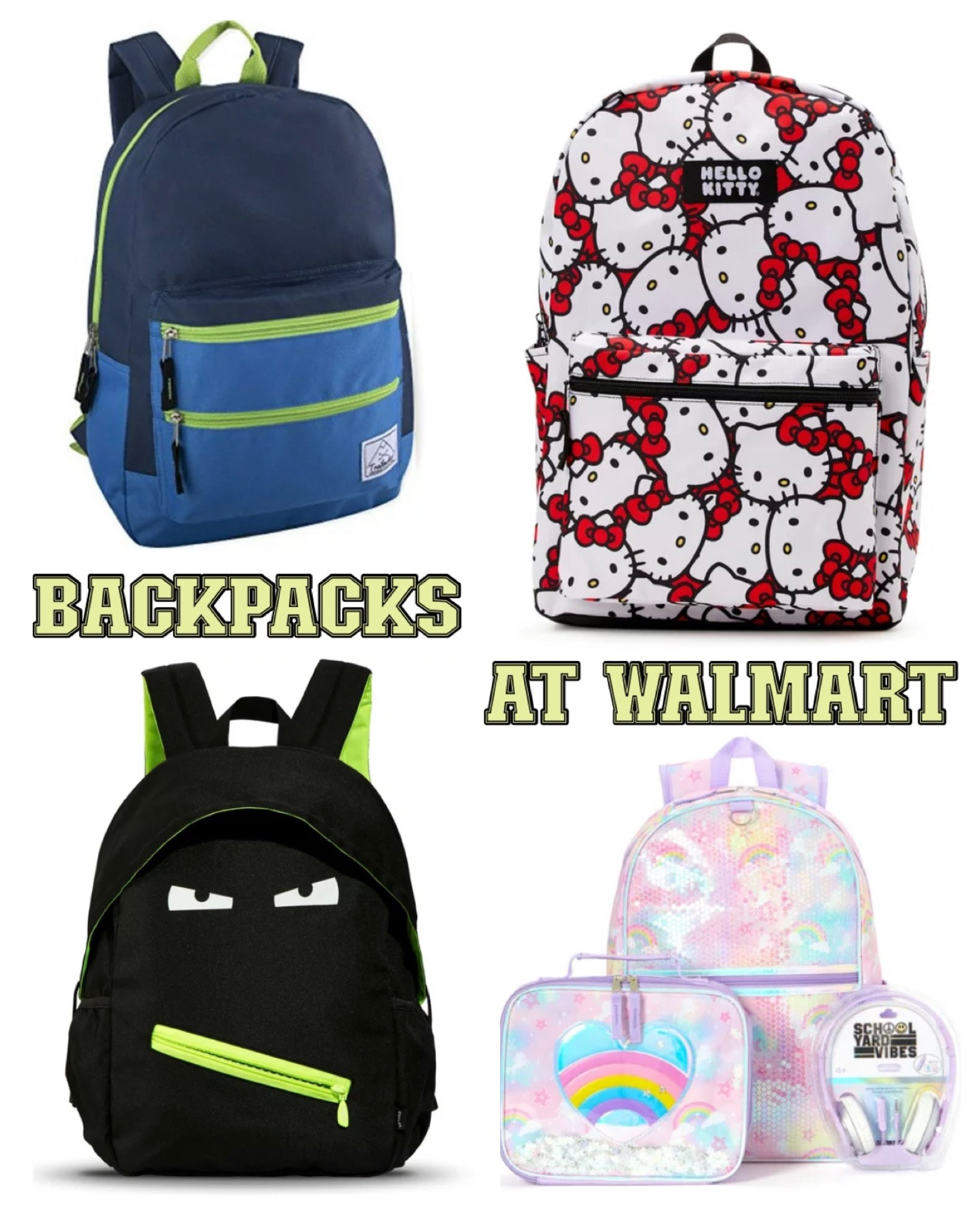 Cheap cheap walmart backpacks