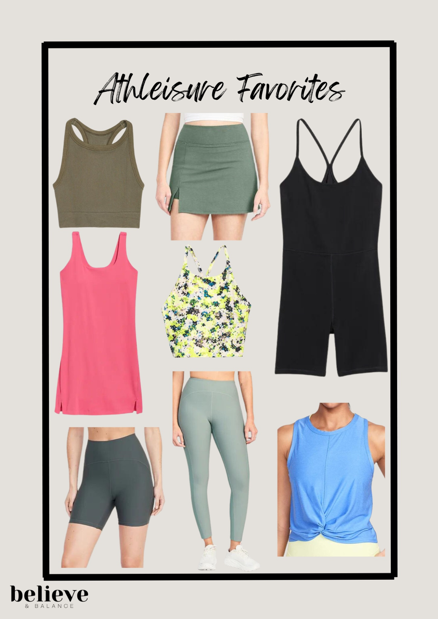 Athletic outfits and athleisure are my favorite casual outfits for the summer months.  They are great running errands looks and are great athletic wear for going to the gym as well

#LTKFind #LTKfit #LTKSeasonal
