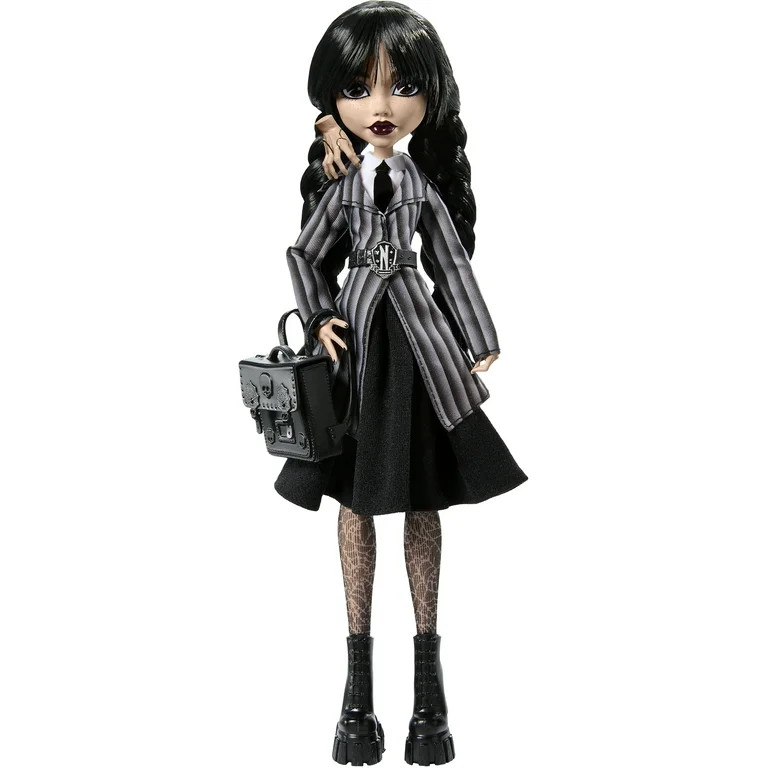 Monster High Wednesday Collectible Doll, Wednesday Addams in Nevermore Academy Uniform with Thing | Walmart (US)