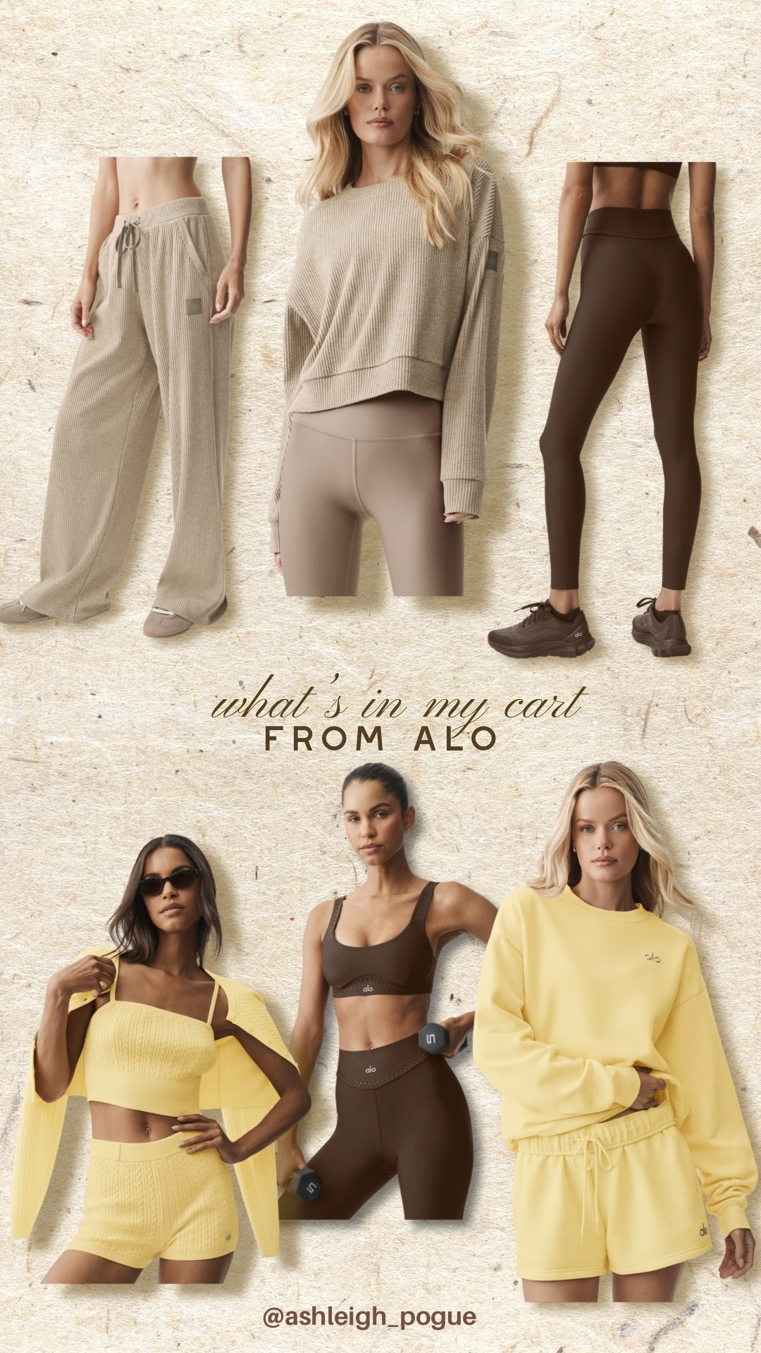 What I’m currently shopping from Alo #aloshopping #athleticbrand #workoutoutfits2026

#LTKTravel #LTKootd #LTKActive