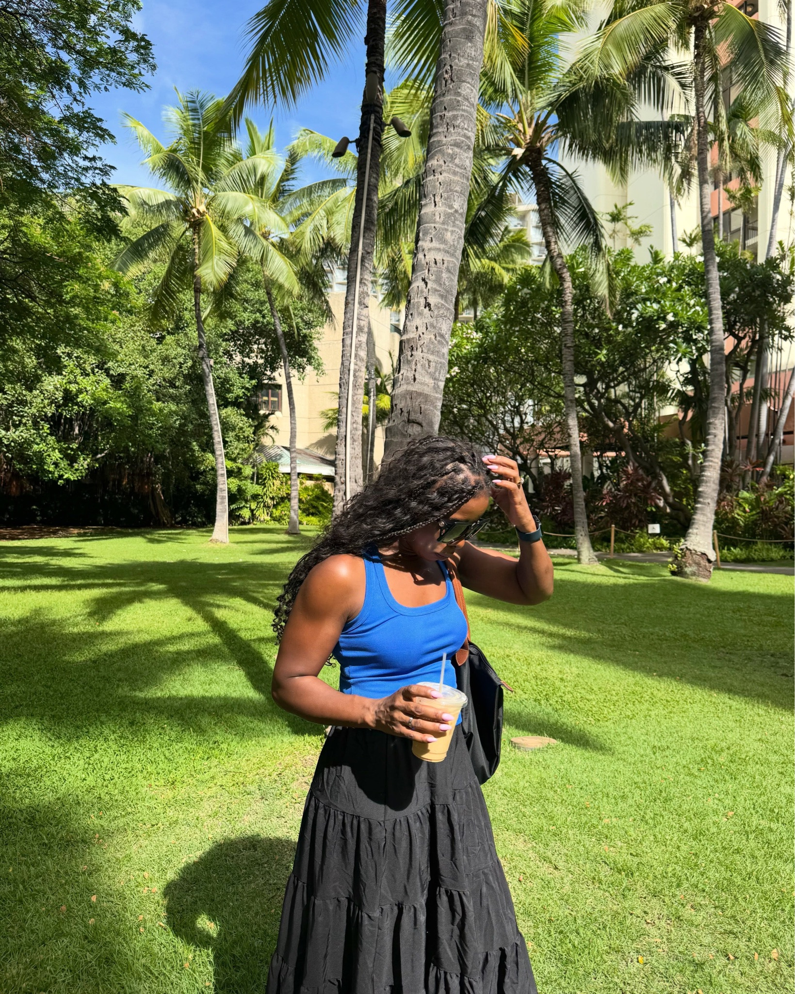 A little bit of everything ☀️🌴🌊
Love this tank, definitely grabbing more colors. And it washes nicely! 
#hawaii🌺 #islandvibes

Skirt. Black long skirt

#LTKOver40 #LTKSeasonal #LTKTravel