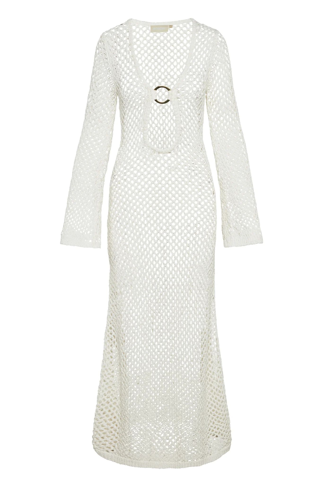Montego Dress - White Crochet | Monday Swimwear