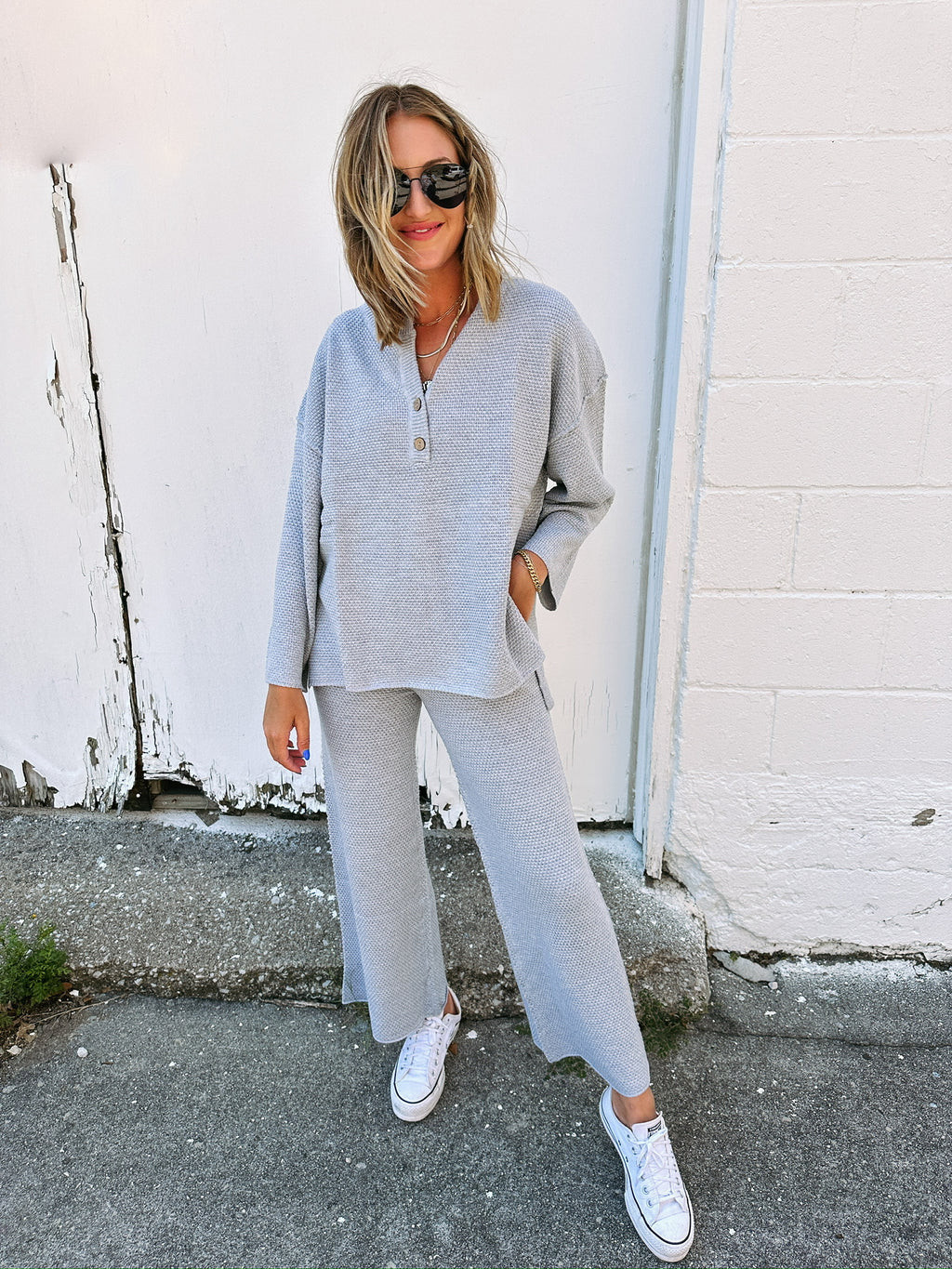 cast a shadow grey set | Etta & East