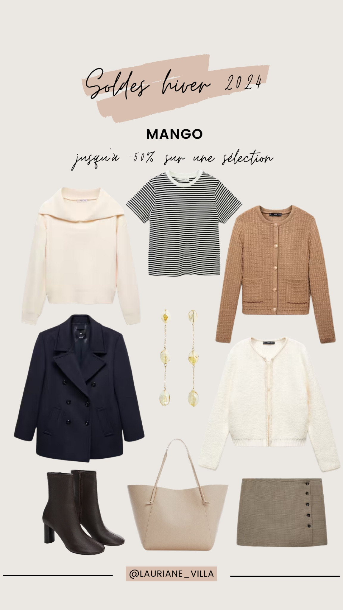 SOLDES HIVER 2024 
Mango 
Jusqu’à -50% sur une sélection 

#LTKeurope #LTKsalealert #LTKSeasonal