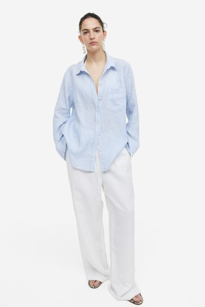 Linen shirt | H&M (UK, MY, IN, SG, PH, TW, HK)