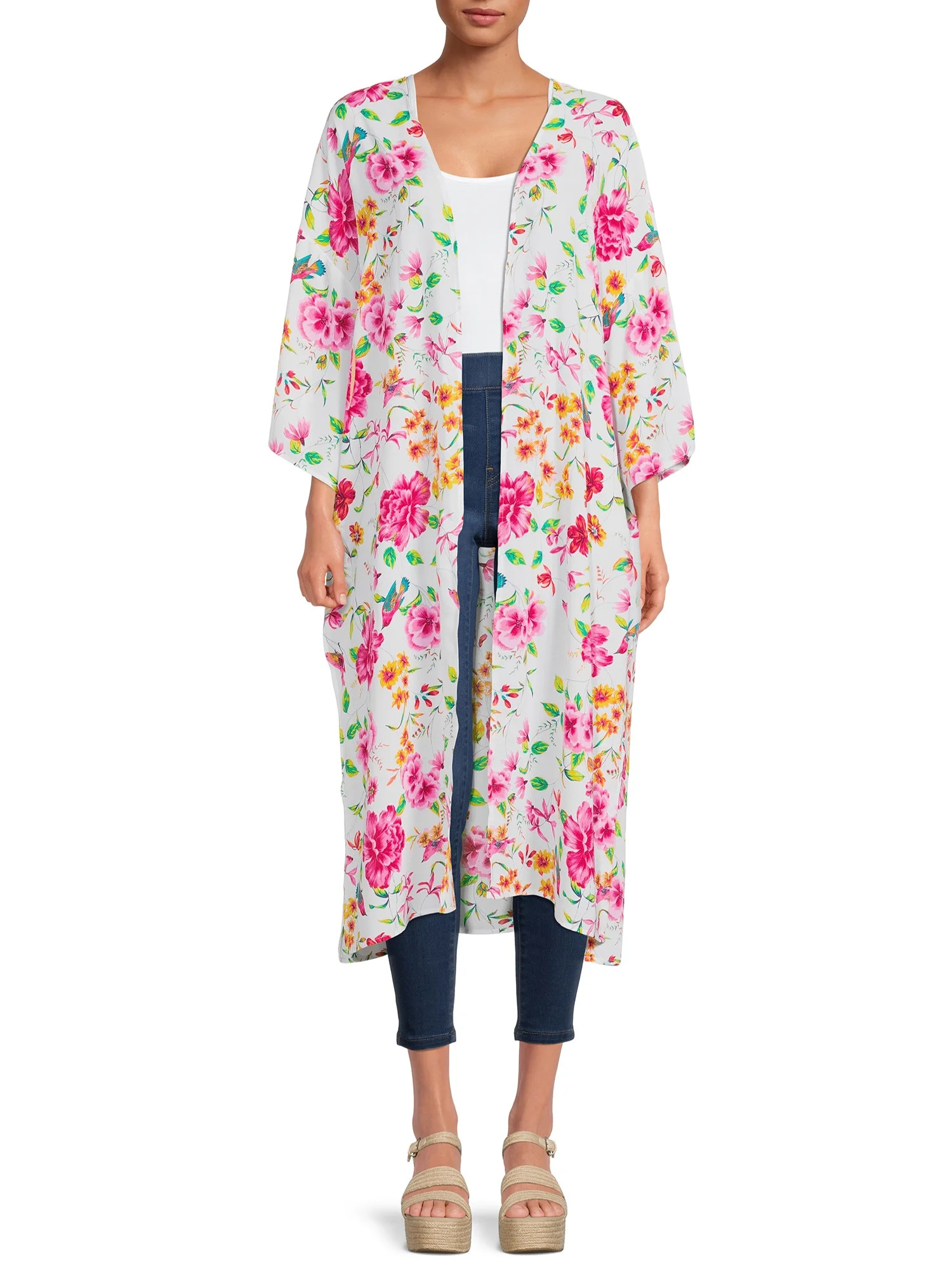 The Pioneer Woman 3/4-Sleeve Duster, Women's | Walmart (US)