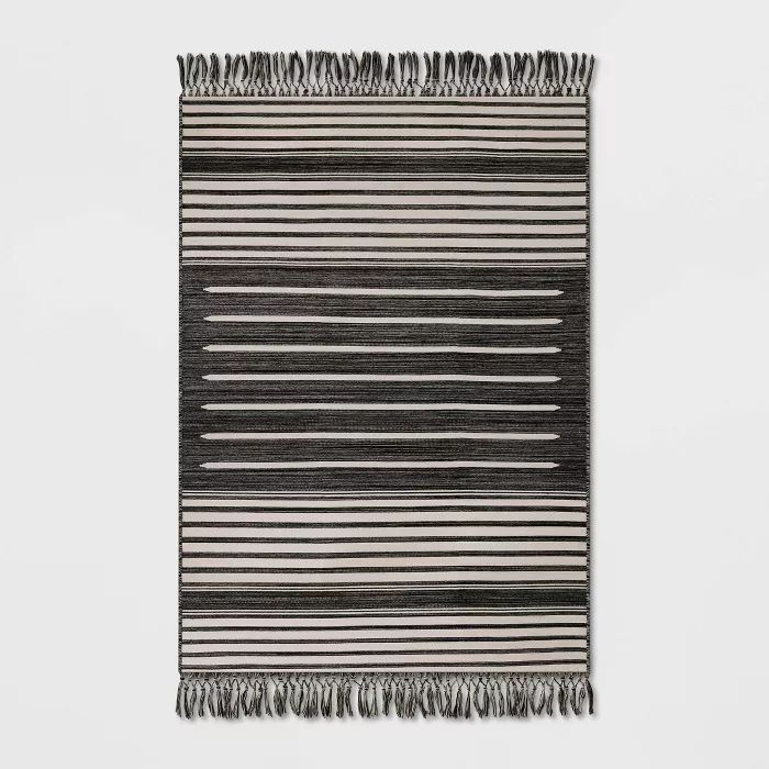Fringed Stripe Outdoor Rug - Project 62™ | Target