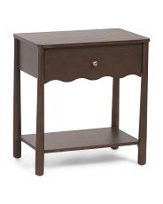 22x14x24 wavy scalloped accent table | TJ Maxx