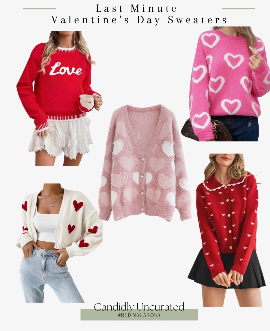 Valentines Day sweaters for the last minute shoppers!

#LTKSaleAlert #LTKSeasonal #LTKValentine