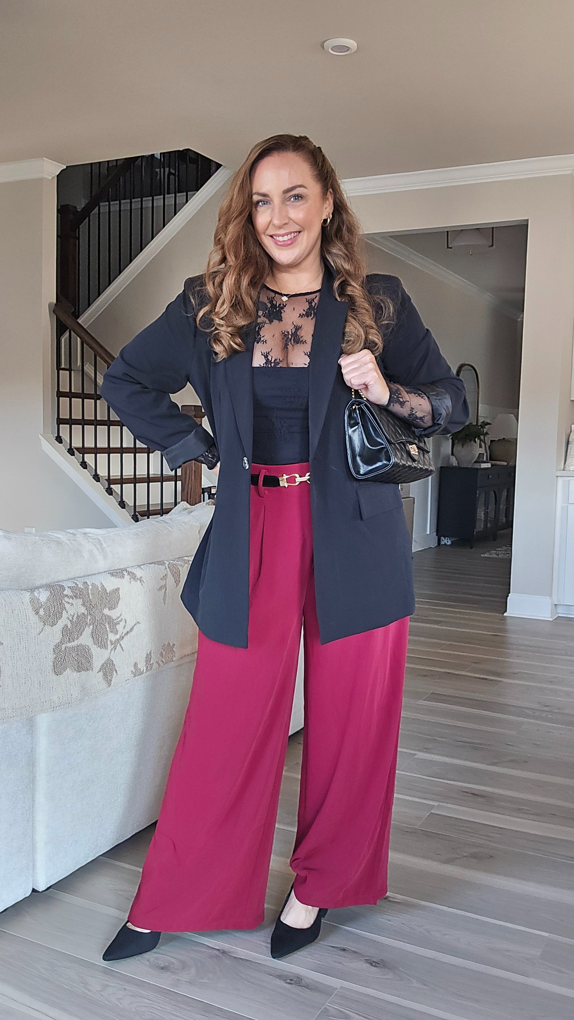 Had so much fun envisioning and putting together this outfit, most of which I already owned. #datenight #businesschic #blazer #businessdinner 

#LTKdayinmylife #LTKWorkwear #LTKOver40