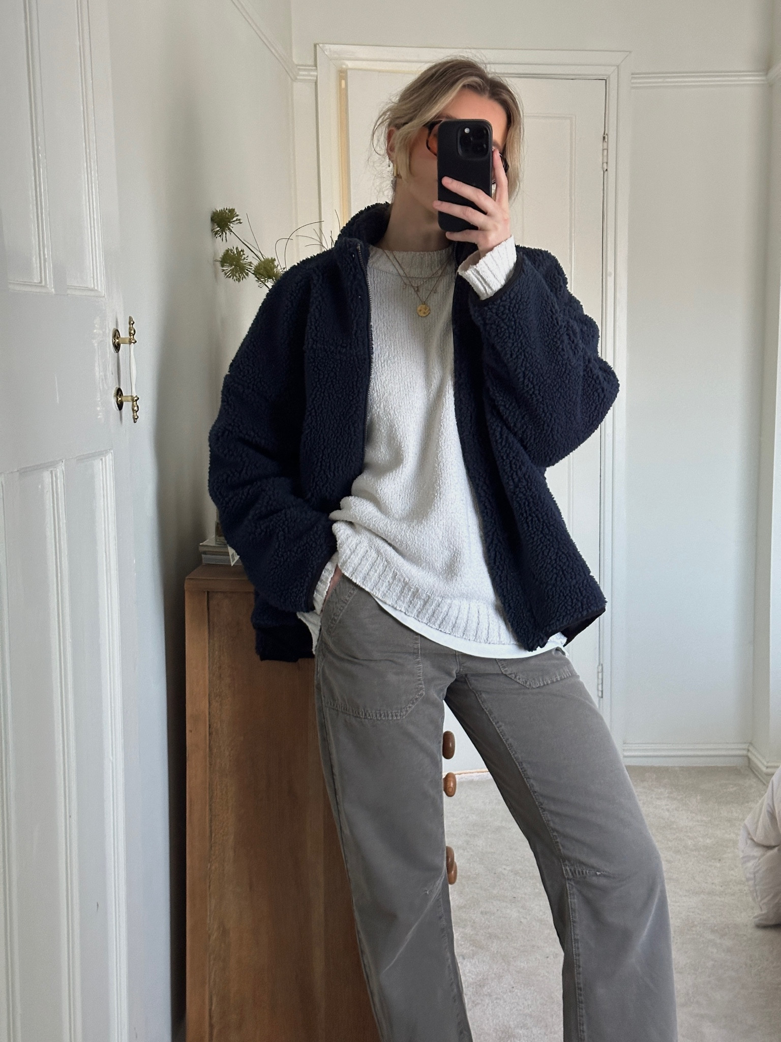 Me+Em, Whistles, H&M, Sezane, Mango, Birkenstock, suede clog, cargo trousers, casual outfit, winter outfit ideas, Borg coat, navy jacket, neutral outfit

#LTKSeasonal #LTKeurope #LTKsalealert