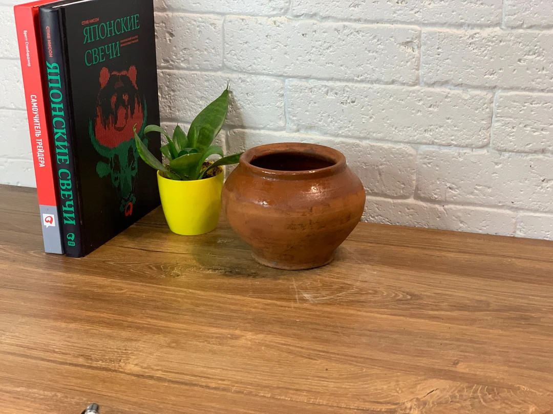 Ancient Clay Pot Antique Clay Vessel Rustic Ceramic Bowl - Etsy | Etsy (US)