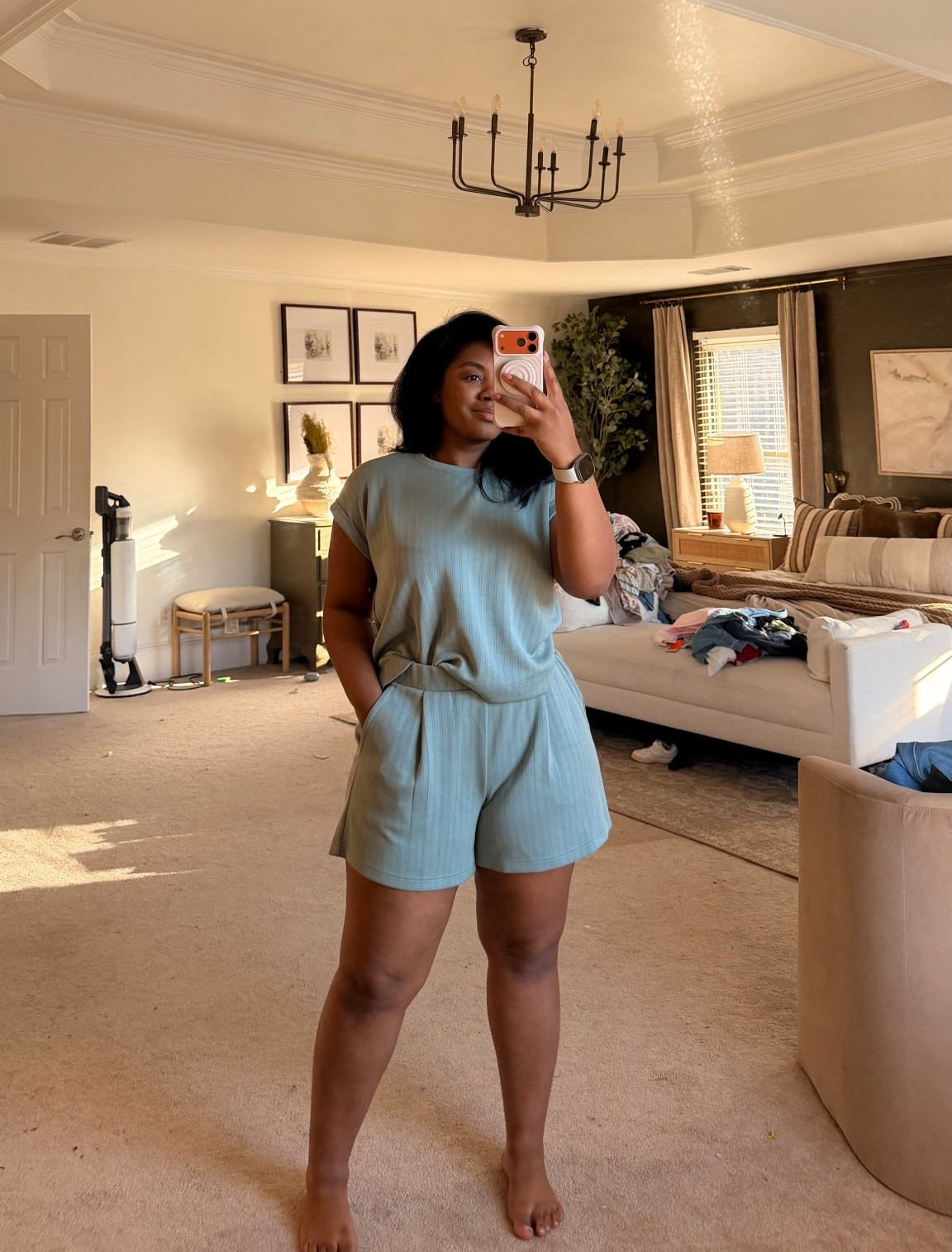 Now this one surprised me. It’s a beautiful striped green set and it’s activewear you can wear or run to a game in. I might even sleep in it too. 😩

#LTKMidsize #LTKfitnessgoals #LTKActive