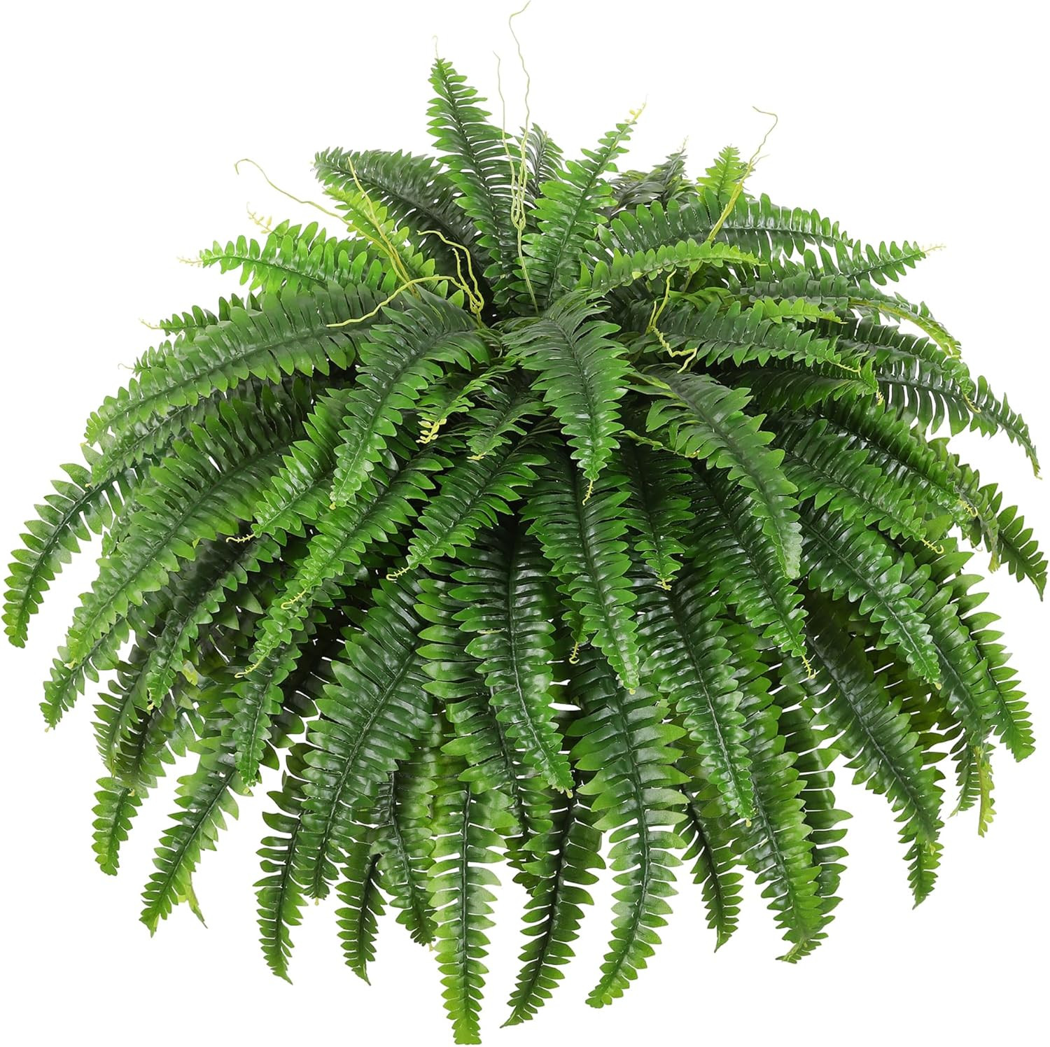 Dkaltm Single Silky Artificial Boston Fern Bush, 49Inch Large Artificial Ferns for Outdoors, Larg... | Amazon (US)