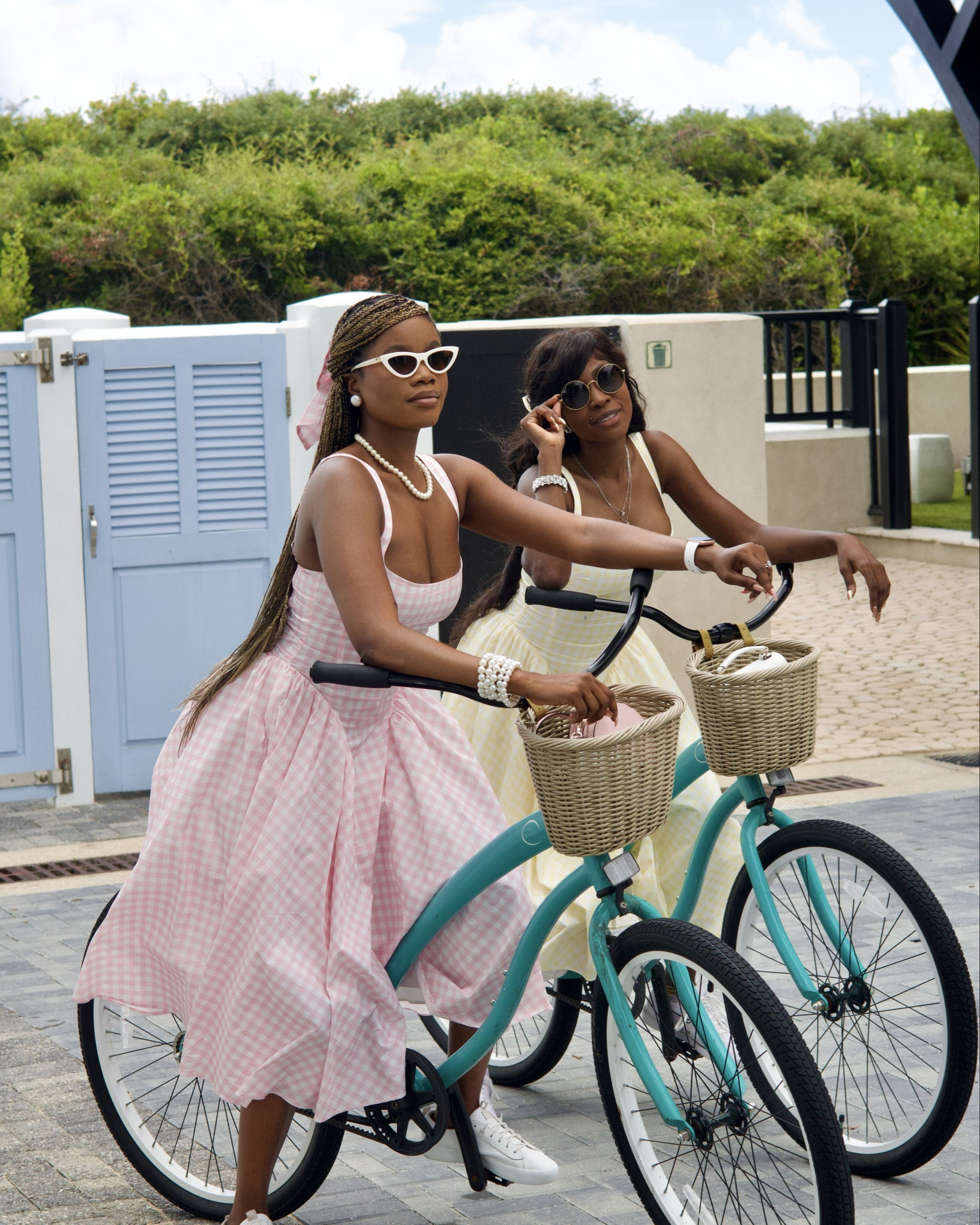 Matching dresses with your sister on vacation in Florida around 30A avenue and riding bikes is the best. Princess dresses wedding guest dress gingham summer dresses outfit 

#LTKSeasonal #LTKStyleTip #LTKBeauty