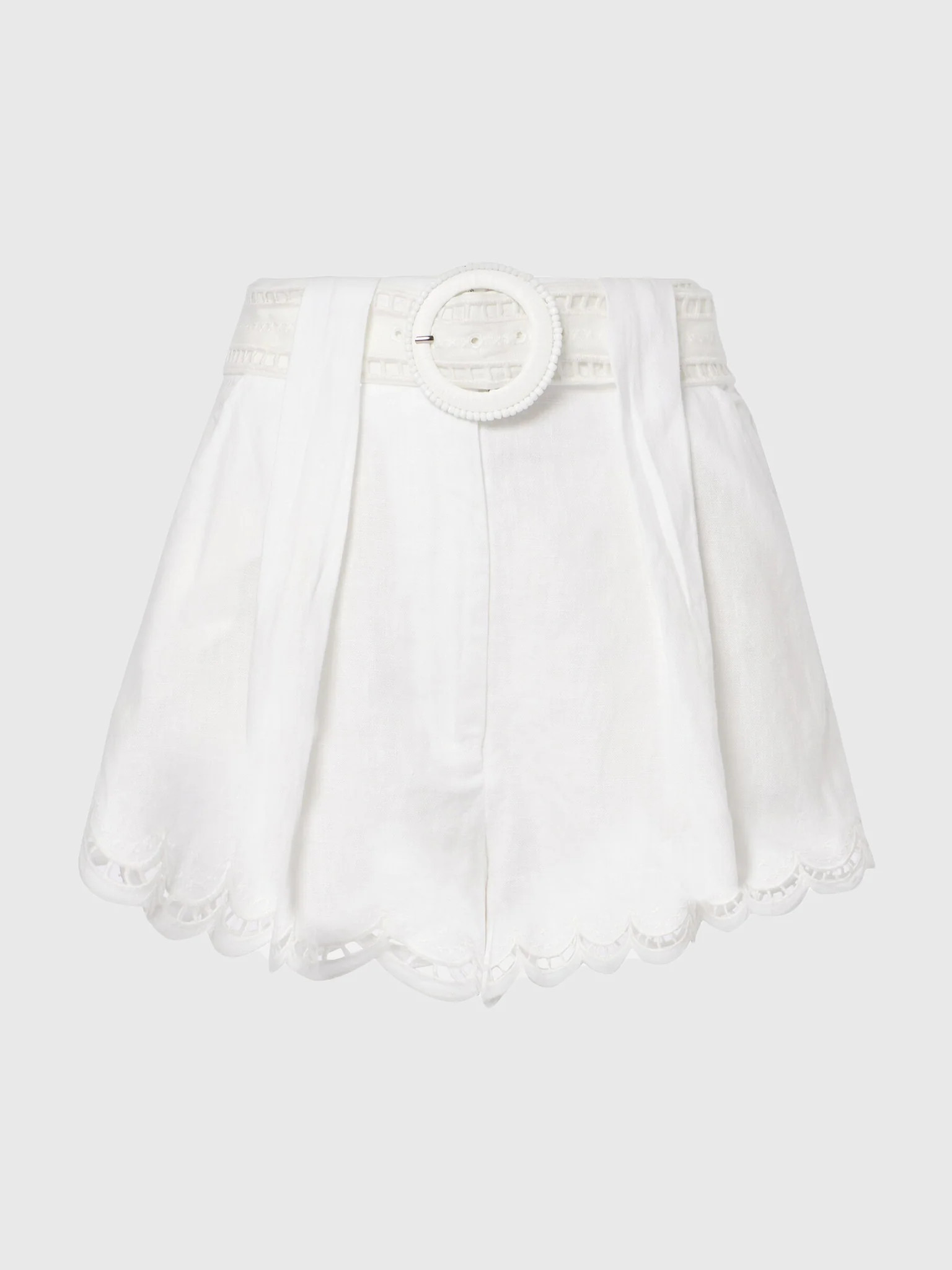 FARM RIO
                      
                     Women's Richelieu Belted Premium Linen Short | Saint Bernard