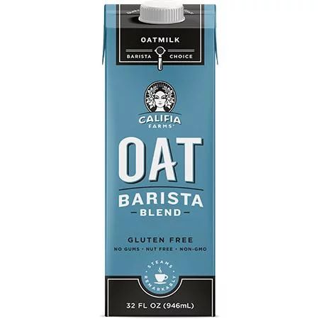 (3 pack) Califia Farms Unsweetened Oatmilk Barista Blend, 32 fl oz | Walmart (US)