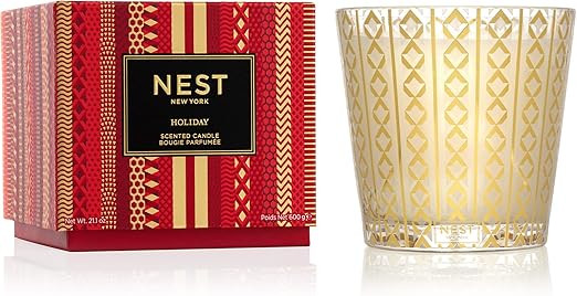 NEST Fragrances 3-Wick Candle- Holiday , 21.2 oz | Amazon (US)