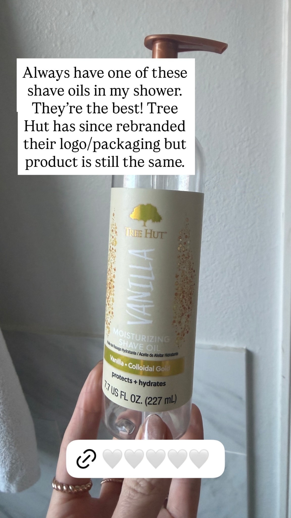 Always have one of these shave oils in my shower. They’re the best! Tree Hut has since rebranded their logo/packaging but product is still the same.

#LTKBeauty #LTKOver40