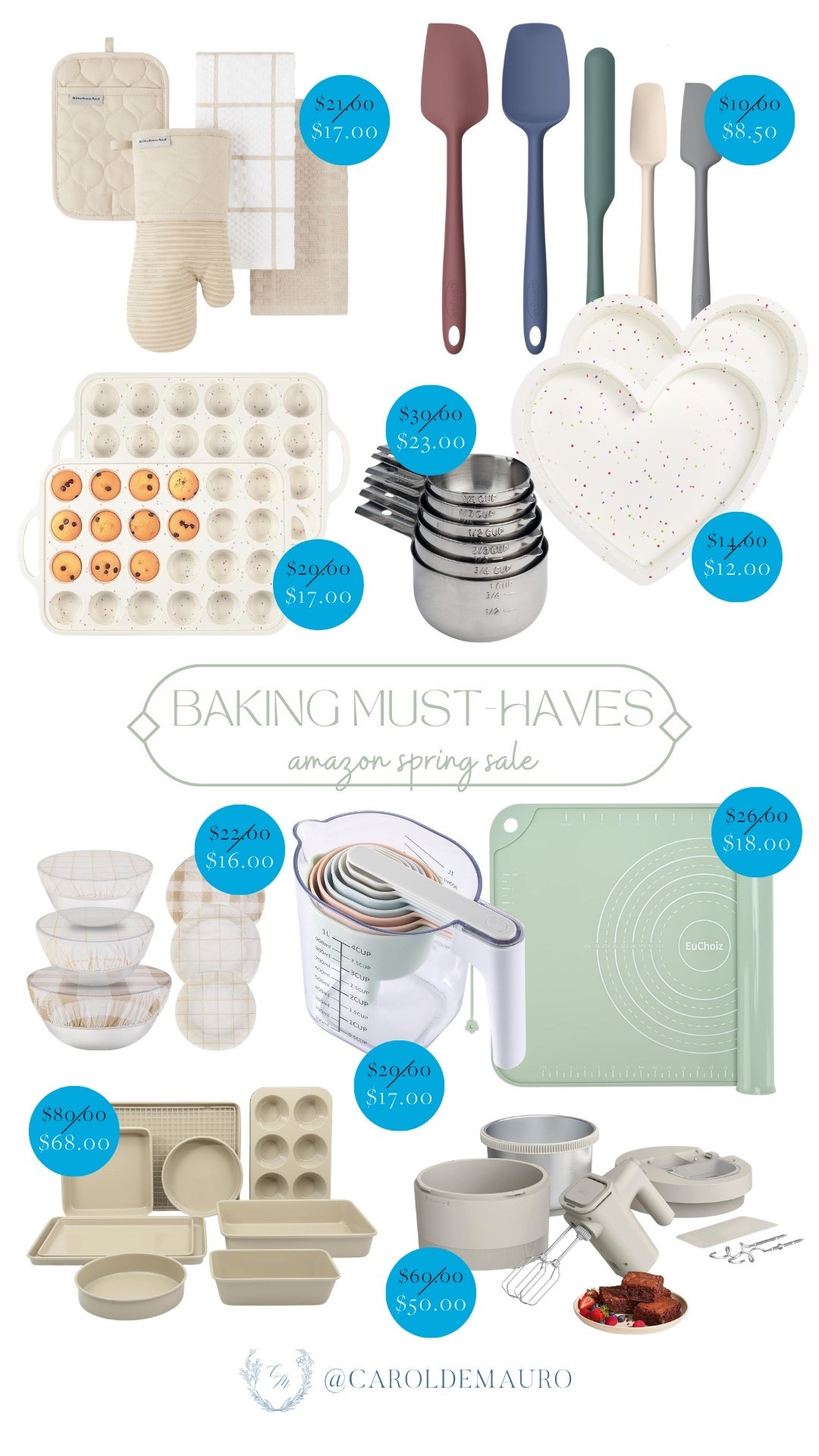 Refresh your kitchen with these baking essentials, now on major discount during the Amazon Spring Sale. From heart-shaped pans to neutral spatulas, these kitchen staples are exactly what you need to start baking your favorite goodies and spring recipes.

gifts for the baker, dessert goodness, kitchen gadgets, cookware, baking finds, home chef, egg tray, creator favorites 2026

#LTKHome #LTKSaleAlert #LTKSeasonal