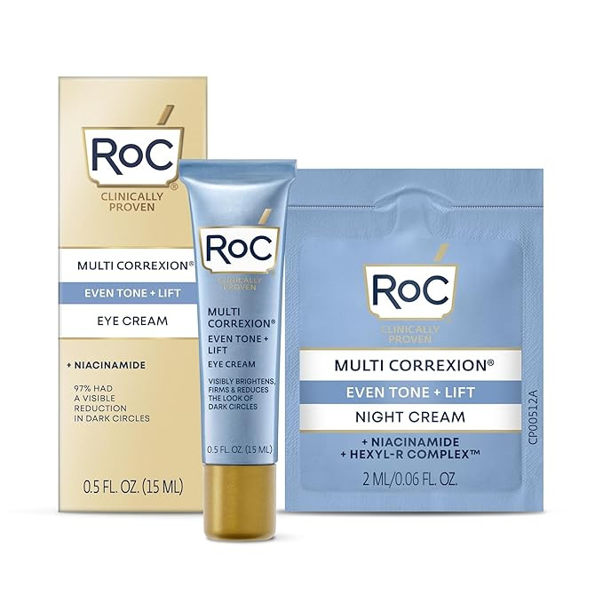 RoC Multi Correxion 5 in 1 Anti-Aging Eye Cream for Puffiness, Under Eye Bags & Dark Circles, Ski... | Amazon (US)