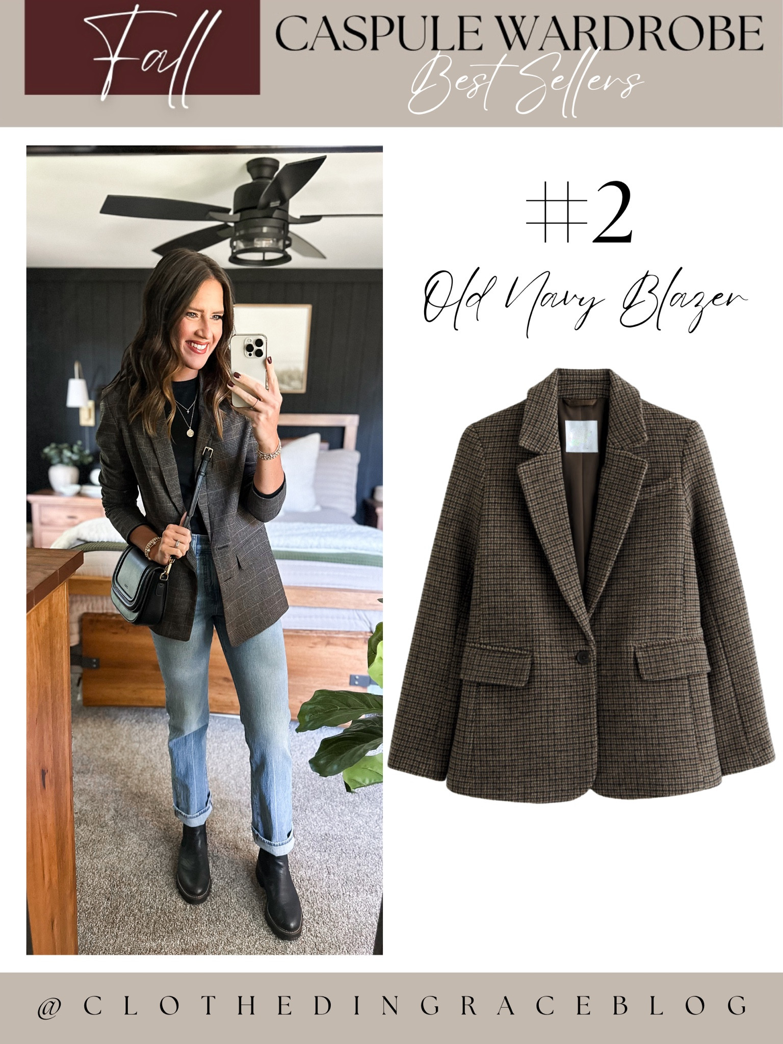 Top 10 best sellers from the fall capsule 

Blazer - small tall 
Long sleeve - small
Jeans - size down, I’m in a 25 regular 


#LTKFindsUnder100 #LTKStyleTip #LTKFindsUnder50
