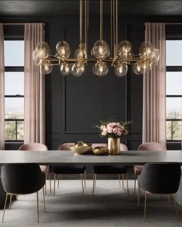 Luxury Dining Room With Velvet Chairs And Designer Chandelier


Featured Room: Luxury Dining Room
An elegant dining space featuring velvet chairs, sculptural lighting, and curated decor designed for sophisticated entertaining.

#luxurydiningroom #designerdiningroom #diningroomdecor #elegantdiningroom #luxuryhome #interiorstyle

#LTKHome #LTKvlog