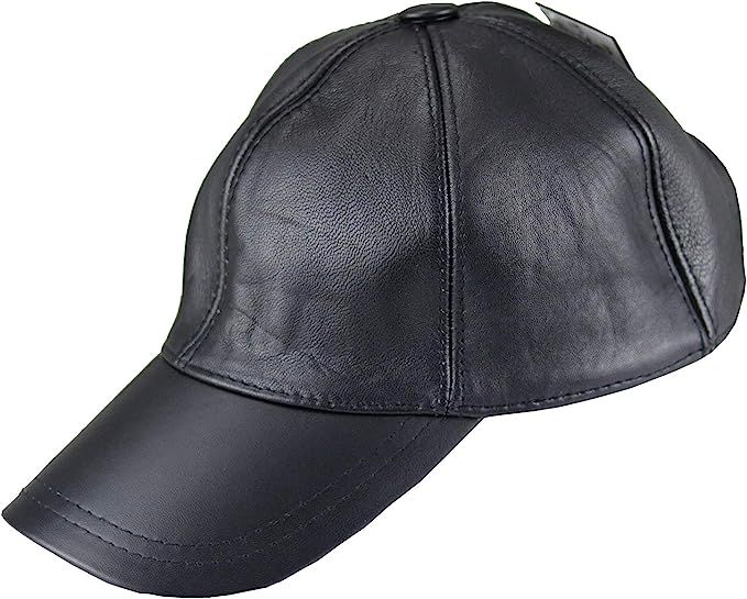 NewMoon Adjustable Classic Leather Baseball Outdoor Cap Hat | Amazon (US)
