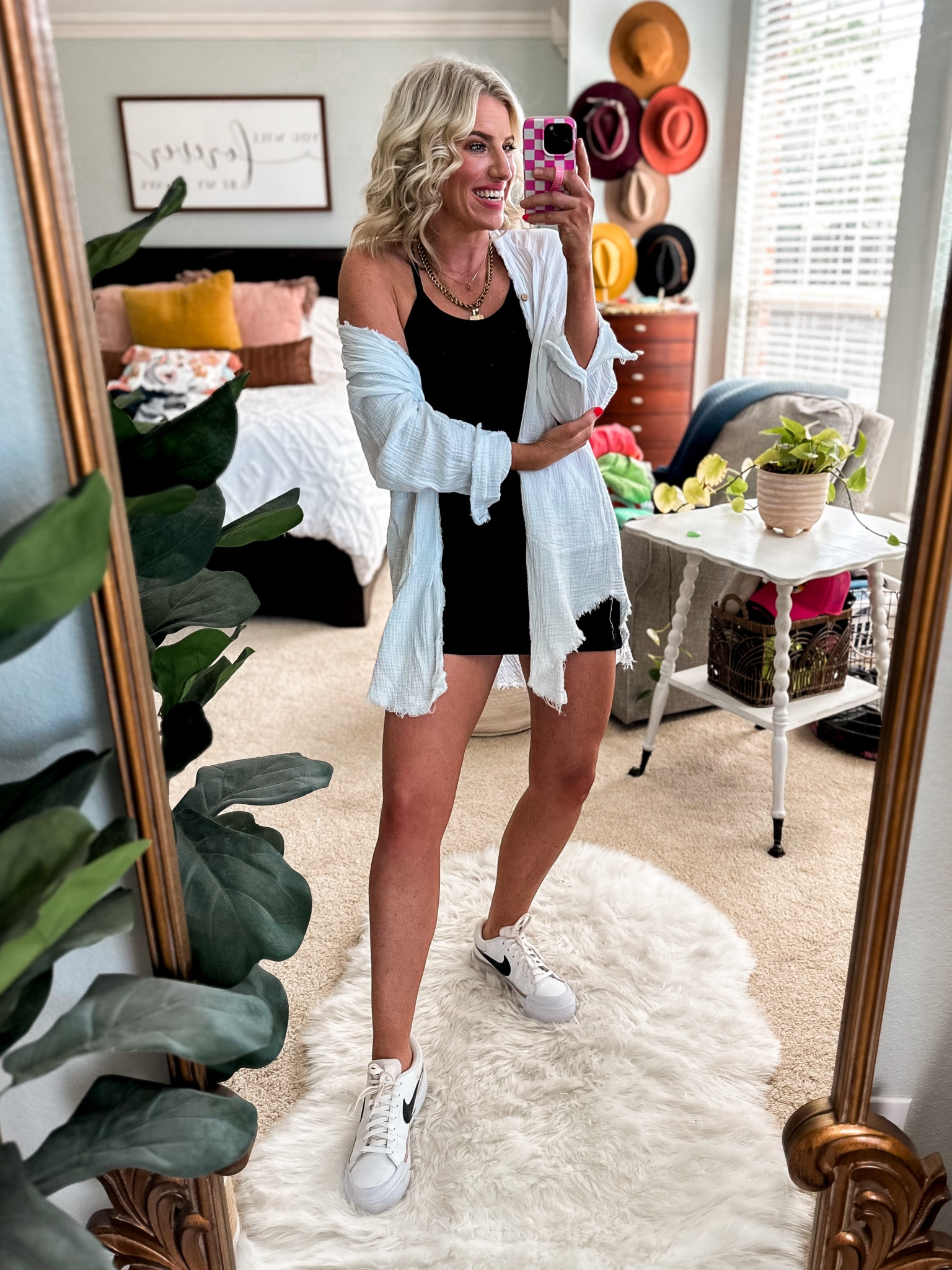 Baseball ⚾️ mom OOTD
Exercise dress fits tts + has adjustable straps 
White top fits tts 

#LTKfindsunder50 #LTKsalealert #LTKstyletip