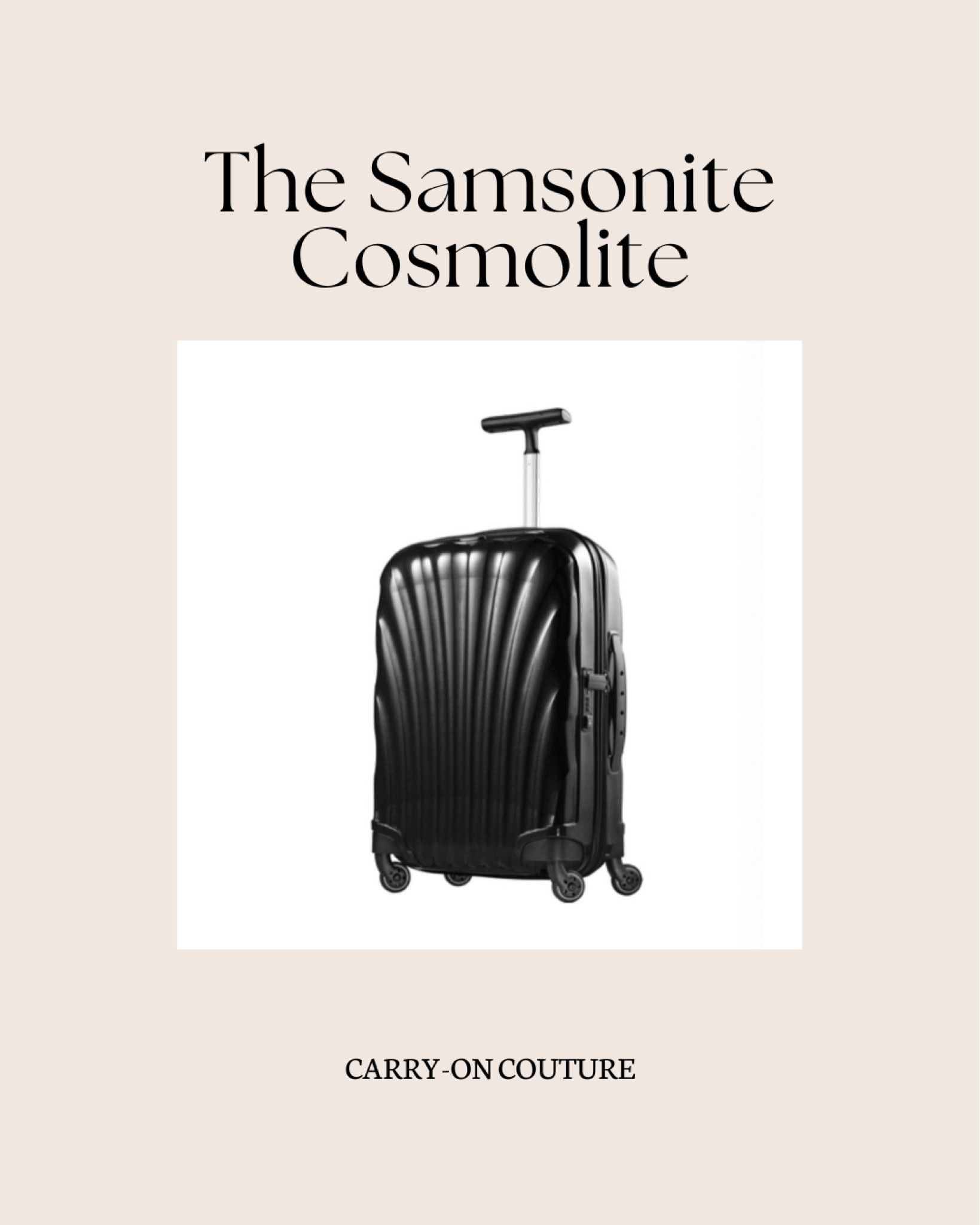 Introducing…The Cosmolite 3.0 Carry-on Spinner!  This carry-on suitcase is by Samsonite and it is the one I use for every trip.


#LTKover40 #LTKtravel