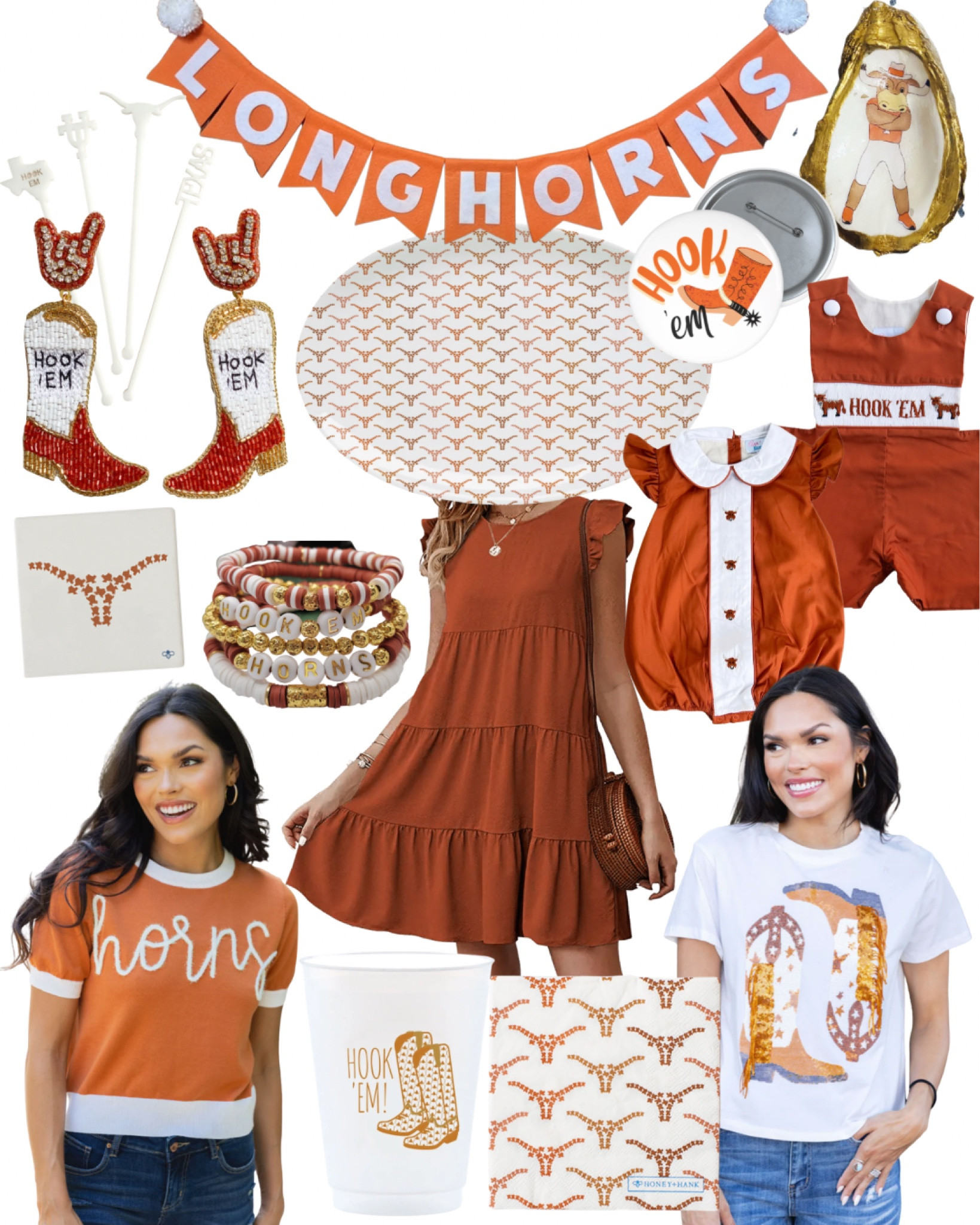 UT, University of Texas, Longhorns, game day, tailgate, college football, tailgate outfits, game day dress, entertaining  

#LTKunder50 #LTKU #LTKunder100