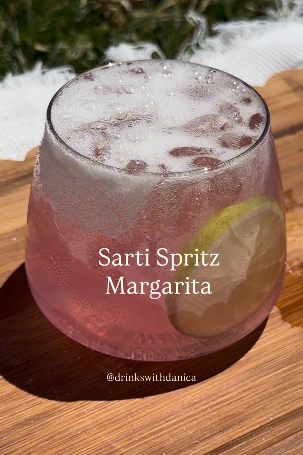 Sarti Spritz Margarita

Follow me on Instagram and TikTok @drinkswithdanica for this recipe and more 